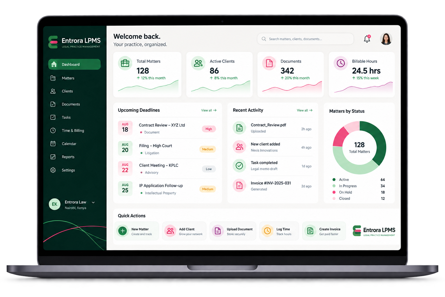 Legal Practice Management System